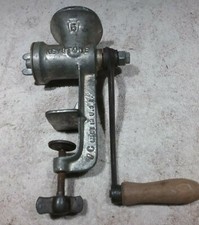Vintage Keystone #5 ( Boyertown, PA) Table Mount Hand Crank Grinder/Chopper
