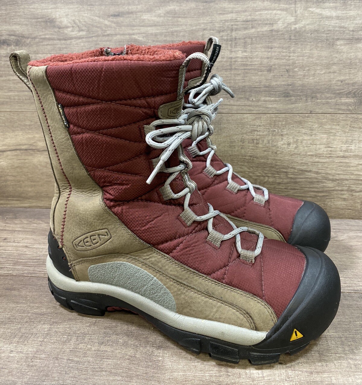 Stivali Keen Vail impermeabili Keen.dry invernali isolati marrone rosso donna taglia 9 5