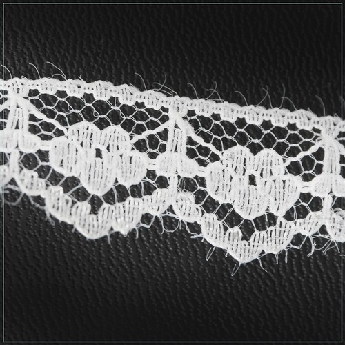 Cinta de encaje de 1 m-25 m de polialgodón negro blanco marfil costura boda artesanía decoración - Imagen 11 de 33