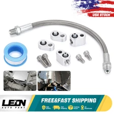 Coolant Crossover Steam port Hose Kit Throttle Body Bypass for LS Engine LSX LS1