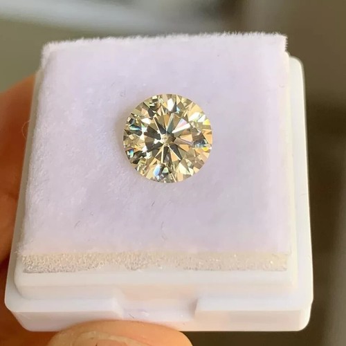 AAA+ 1 Ct Diamante Naturale Taglio Tondo Grado D VVS1 +1 Omaggio C6 - Foto 7 di 8