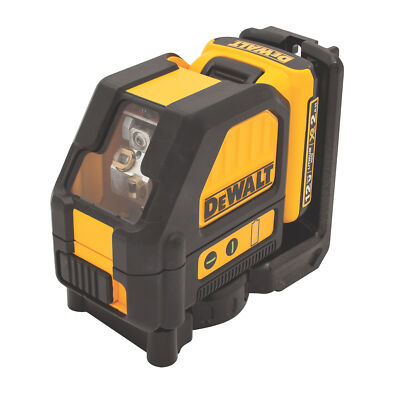 DeWalt DW088LG 12V MAX Li-Ion Green Beam Self-Leveling Cross-Line Laser, 2 Ah