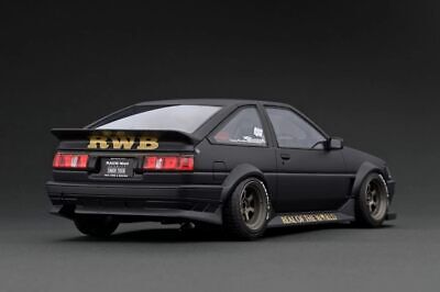 ignition model 1/18 RWB TOYOTA AE86 Matte Black IG2606 With ignition model 1/18 RWB TOYOTA AE86 Matte Black IG2606 With