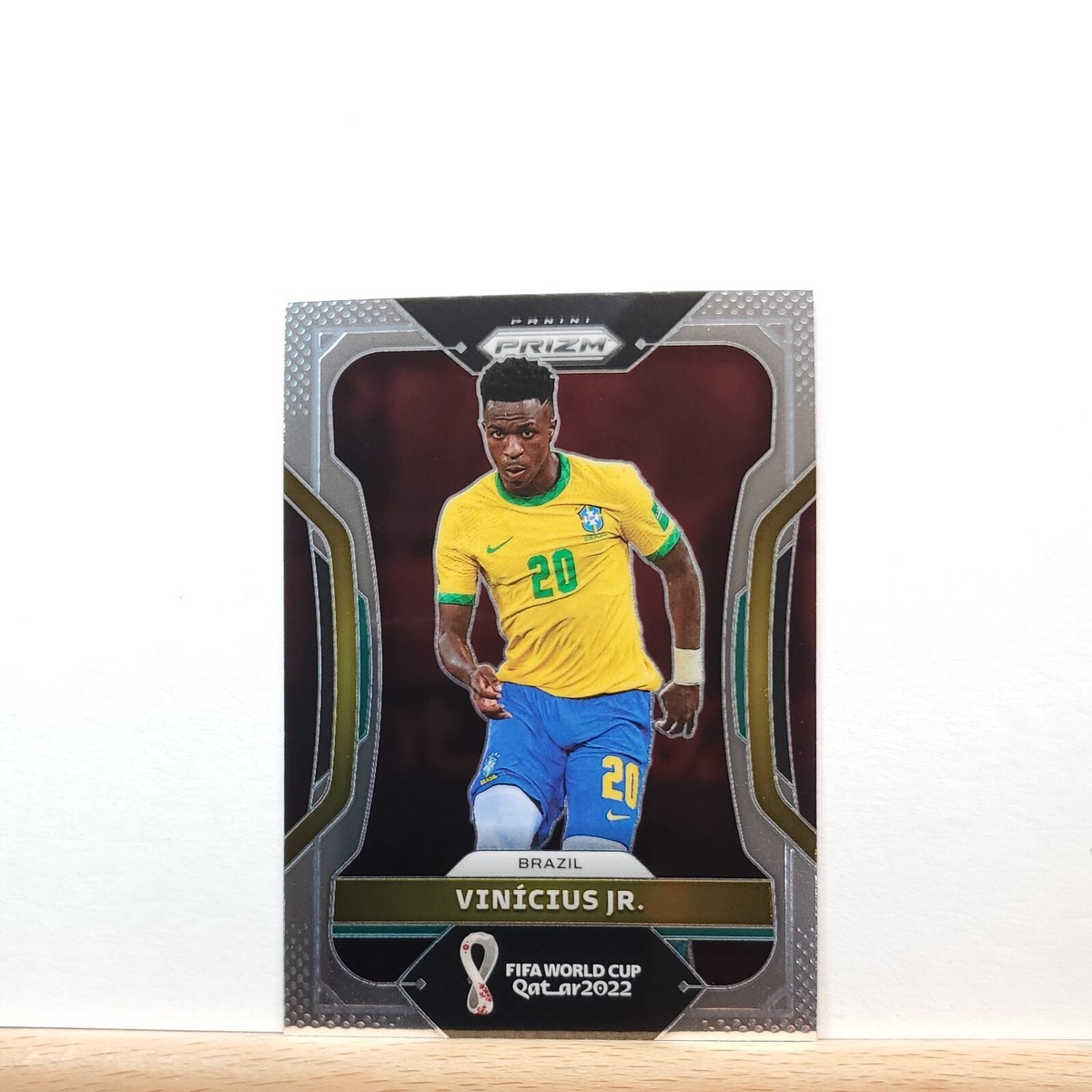 2022 Prizm Soccer FIFA World Cup QATAR 2022 Vinicius Jr base 2022 Prizm Soccer FIFA World Cup QATAR 2022 Vinicius Jr base