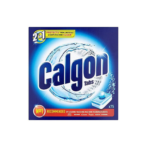 CALGON Powerball Pastiglie 2 in 1 Anticalcare Pulizia Lavatrice - 75Tabs