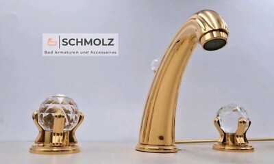THG Paris NAJEM E53 3-Loch Waschtischarmatur - 24kt. Gold