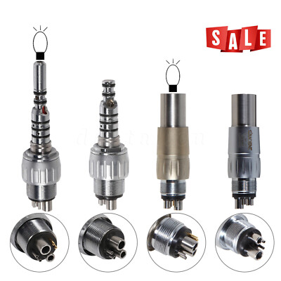 Dental LED Coupling 4/6Holes Adapter Fiber Optic High Speed For KaV NSK