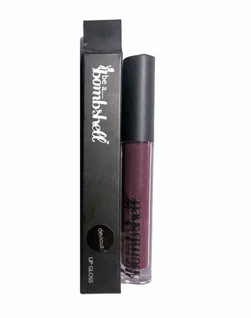 BE A BOMBSHELL - DEVIOUS, High Shine Liquid Lip Gloss Lipstick - Purple Mauve - Image 3 of 4