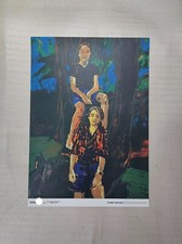 Claire Tabouret Zino & Enea (blu) poster firmato in edizione limitata