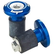 Hope Grip Doctor Handlebar Bar Ends Plugs Pair - Blue - Brand New