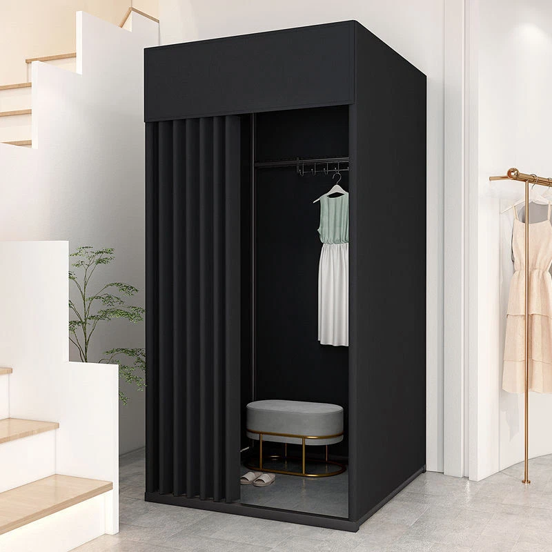 Umkleidekabine Freistehend Sichtschutz Mobile Umkleideraum Bekleidungsgeschäft - Bild 3 von 4