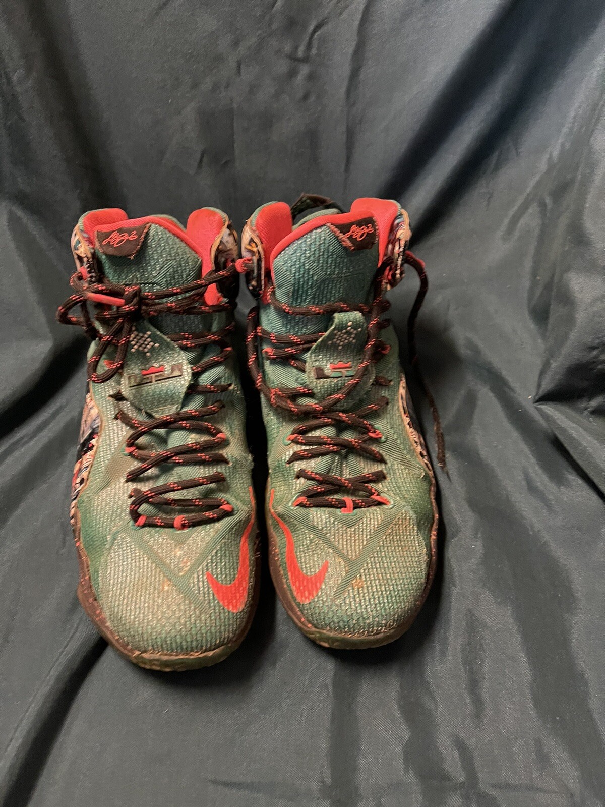 Nike LeBron 12 Xmas sz 10 "no insoles" - image 10