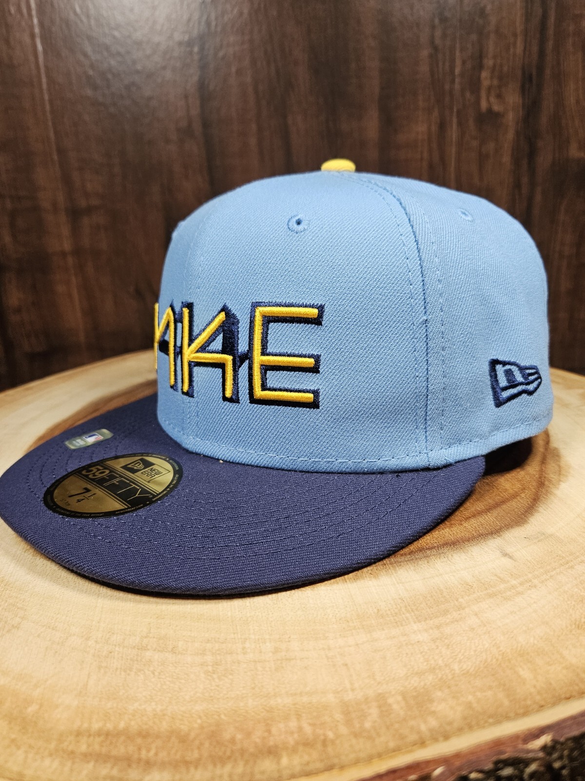 Milwaukee Brewers City Connect New Era 59Fifty Fitted Hat Cap Size 7 1/4 MLB