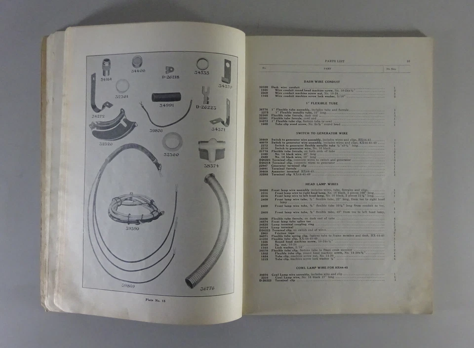 Catalogo Parti Buick Serie HX + KX 6-44 / 6-45 / 6-49 dal 01/1920 - Immagine 4 di 4