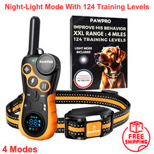 Dog Shock Collar with Remote, Unmatched 4-Mile Range,124 Training Levels 4 Modes