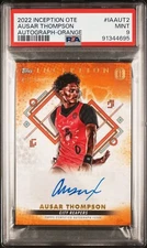 PSA 9 - AUSAR THOMPSON #/50 Auto - 2022 Topps Inception OTE Autograph RC ORANGE