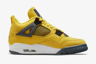 2021 Nike Air Jordan 4 IV Retro size 16 Lightning Yellow
