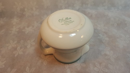 Vintage Walker China Creamer Heavy Stoneware Vitrified Art Deco Restaurantware - Picture 3 of 3