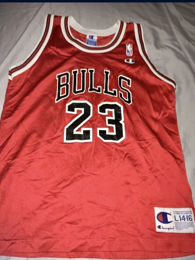 Michael Jordan Chicago Bulls Champion Basketball Jersey (14/16)