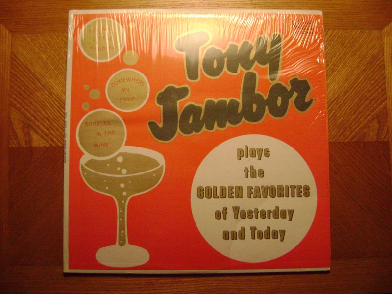 CUCA LP RECORD / TONY JAMBOR/ PLAYS THE GOLDEN FAVORITES/ KS-2090 IN SHRINK