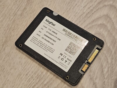KingFast F10 256GB SSD Solid State Drive Portable 2710DCP11TF-256 Extern Sata