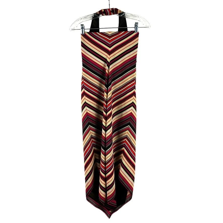 Maxi Vestido New York & Company Multicolor Rayas Talla 2 Foto 2 de 4