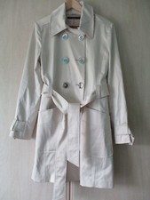 Ladies Philosophy Blues Cream Belted Jacket Eur Size 42 (new Without Tags)
