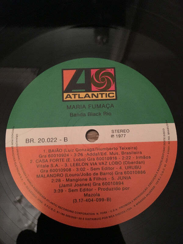 Banda Black Rio - Maria Fumaça (LP) 7119691241920| eBay
