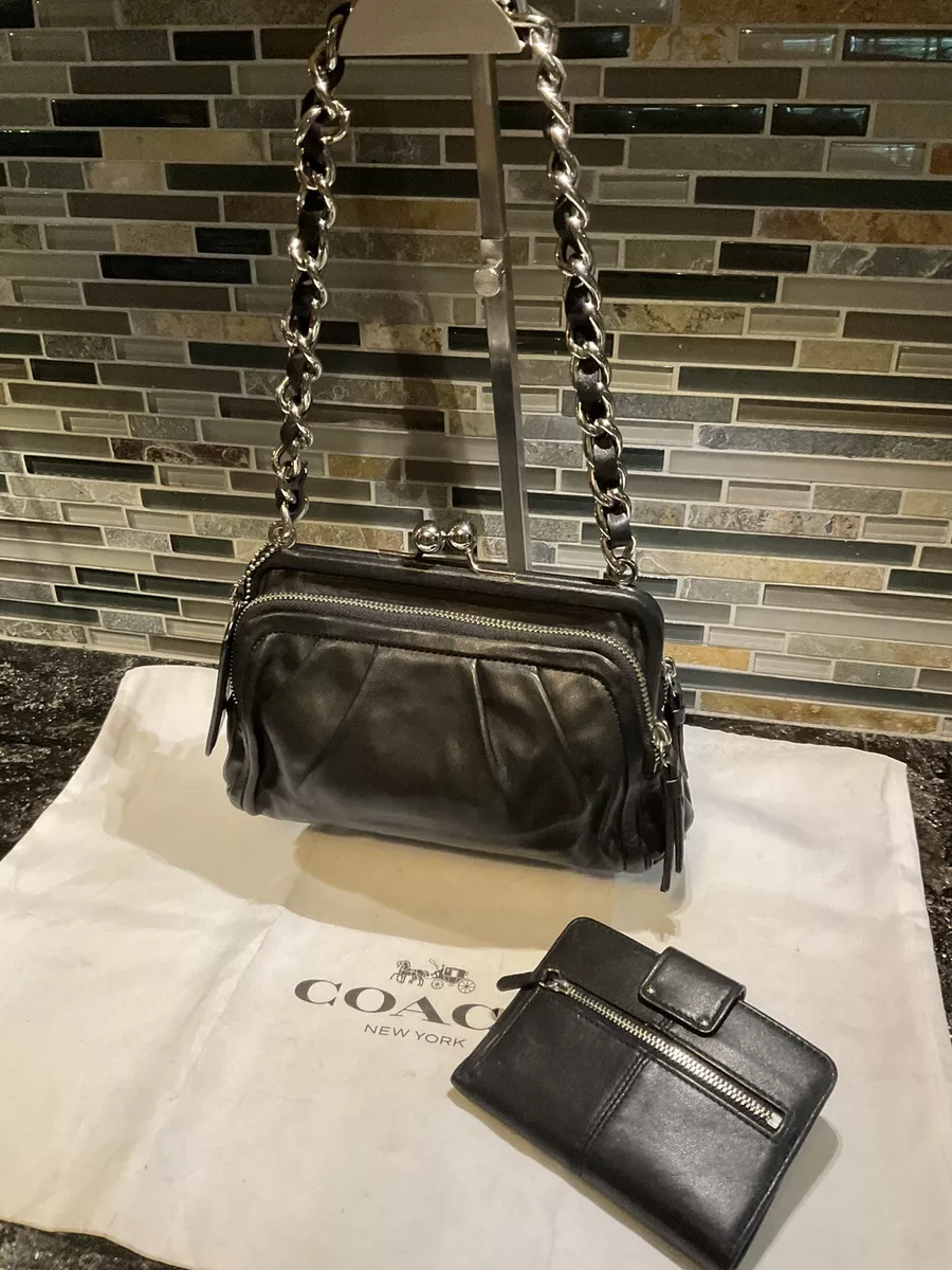 Coach kisslock online purse
