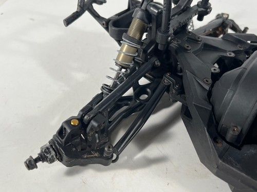 Axial Yeti 380 1/10 4x4 RC Rock Racer Roller Slider Chassis Bashed, See Images - Picture 17 of 24