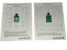 M16A2/M4MWS with EOTECH Holographic Zeroing Target, Green on Paper, Pk of 25 NOS