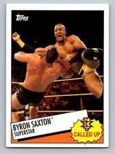2015 Topps WWE Heritage #23 Byron Saxton NXT Called Up