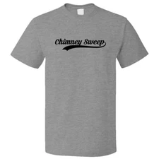 Funny Chimney Sweep Retro Old School T shirt Tee
