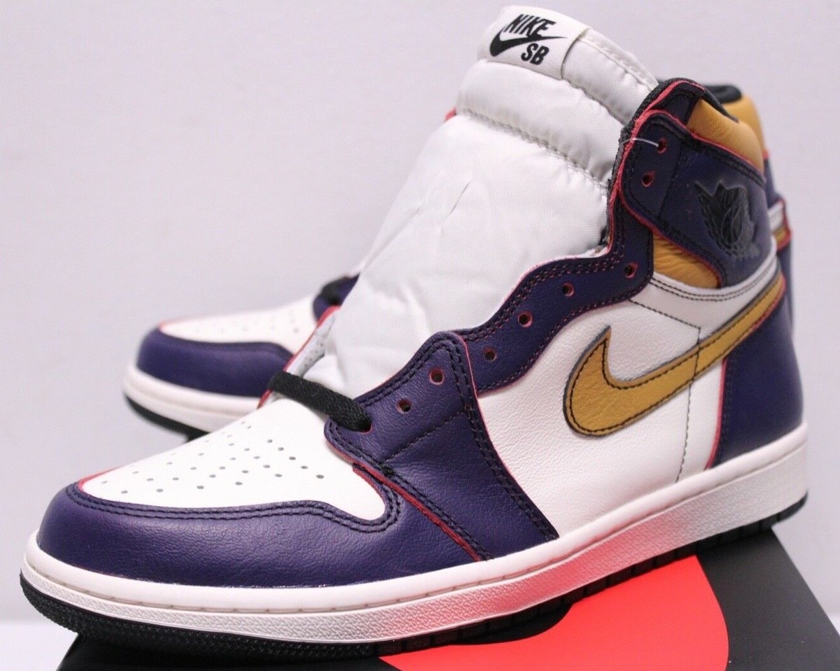 Air Jordan Retro 1 High SB LA to Chicago Sneakers Men's Sz