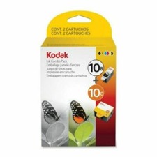 Genuine New Kodak 10C 10B Ink Combo Pack Ink Cartridge 1 Black 1 Color