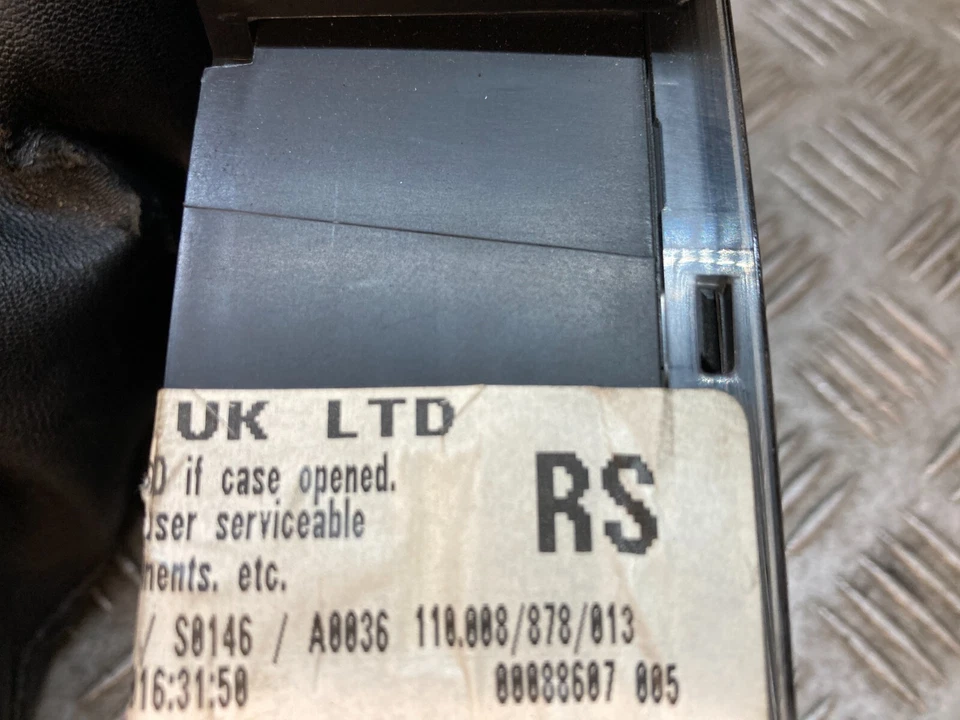 ROVER 75 CONNOISSEUR 2000 4 DR SALOON 2.5 PETROL SPEEDO METER 88311272 - Image 3 of 3