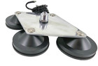 Procomm Pro Quad CB Radio Antenna Magnet Mount, 4-4" Magnet Design, 1/4" Thick A