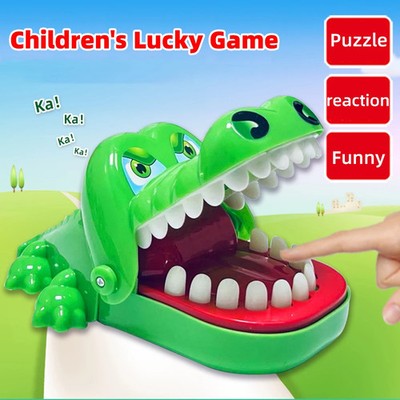 Crocodile Teeth Toy Kids Bite Finger Game Reaction Training Fun Decompression