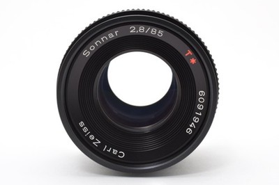 Near MINT* Contax Carl Zeiss Sonnar T* 85mm f/2.8 AEG Lens From