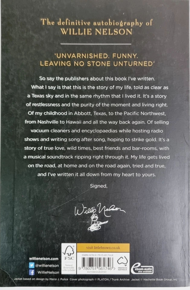 My Life: It's a Long Story by Willie Nelson (2016) - Paperback - Sent Tracked - image 2 of 4