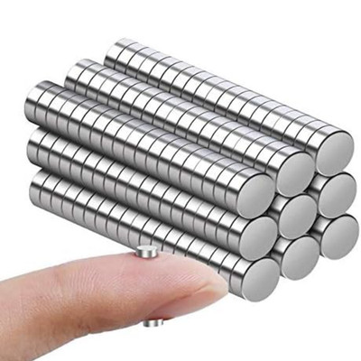 200Pcs Small Magnets, 3x2 mm Mini Tiny Round Magnets, Micro Magnets for Crafts,