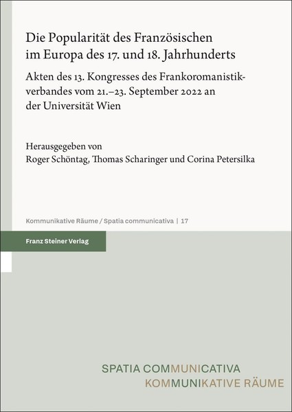 Die PopularitäT Des FranzöSischen Im Europa Des 17. Und 18. Jahrhunderts Buch-image