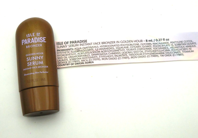 Isle of Paradise Mini Sunny Serum Instant Face Bronzer in GOLDEN