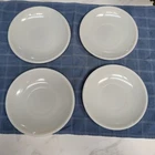 Vintage Military CorningWare WWII Mess Hall Plates Set Of 4, 1940s
