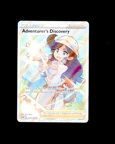 NM SWSH11: Lost Origin Trainer Gallery Holo Adventurer's Discovery TG23/TG30 2