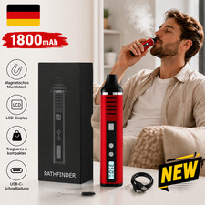 Vaporizer Kit LCD-Bildschirm Kr&auml;uterverdampfer Trockenkr&auml;uter USB-C DE