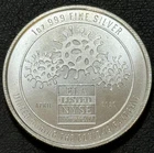 2020 1 Oz .999 Fine Silver Envela Minted During Covid 19 Outbreak Art Round!
