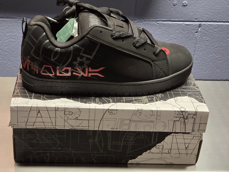 DC CT Graffik Limited Edition Star Wars Pure Black US Men's 14 Skate Shoes