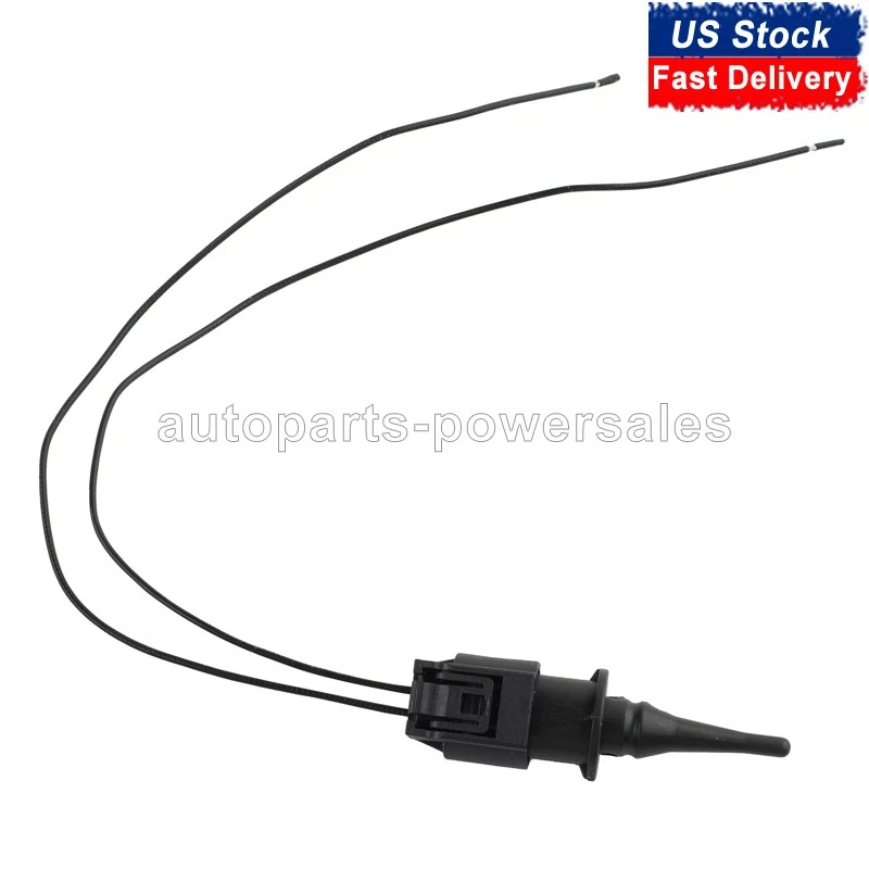 Sensor y enchufe de temperatura del aire ambiente exterior para Mercedes Benz C E CLK CLS GLK Foto 3 de 4