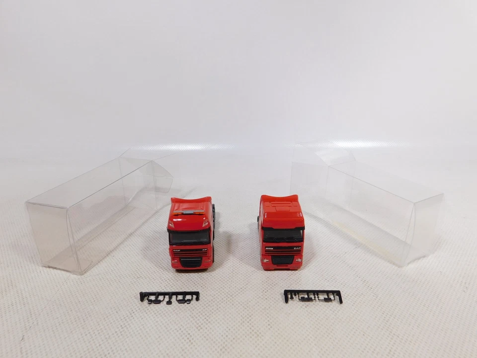 Herpa 1:87 H0 2X Modello Trattore DAF: 95 XF + XF Molto Buono/Mint #EI113-0,5 - Immagine 4 di 4